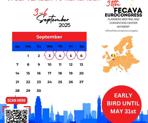 FECAVA Eurocongress 2025 - registračný kód LEN PRE ČLENOV SAVLMZ