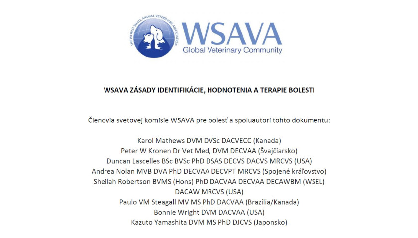 WSAVA ZASADY ROZPOZNANIA