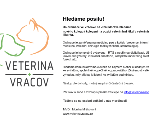 Veterinární lékař/lékařka